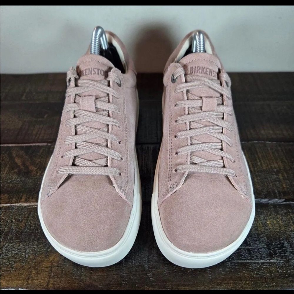 Birkenstock Bend Low Top Pink Suede Sneakers